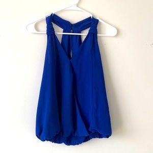 Royal blue tank